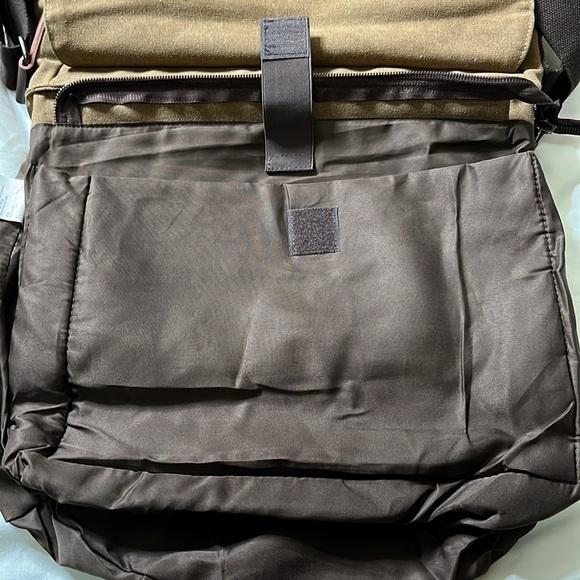 RAVUO Messenger Bag for Men Water Resistant Canvas Satchel Laptop 16.9 x 5.5 x 1 - Picture 13 of 16